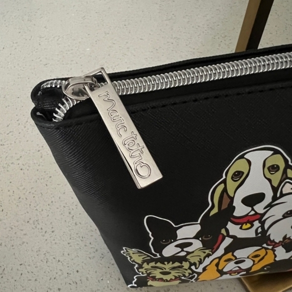 Marc Tetro Black Cosmetic Bag, NWOT - Picture 2 of 6